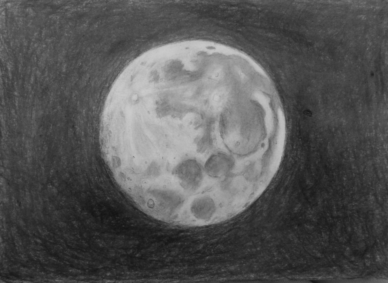 Нарисовать луну 1 класс. Луна карандашом. Нарисовать луну. Луна рисовать. Луна зарисовка.