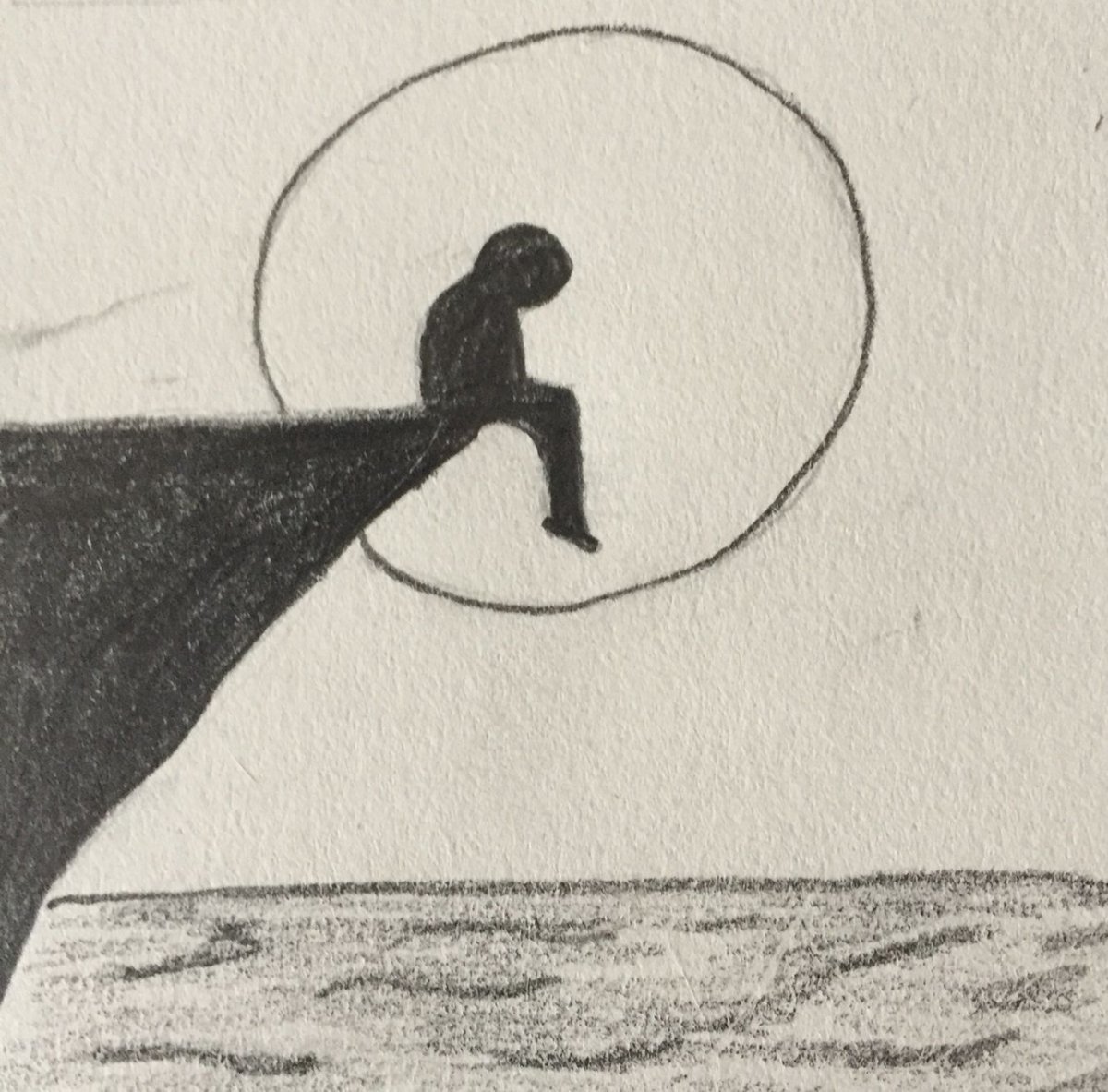 Рисунки карандашом грустные