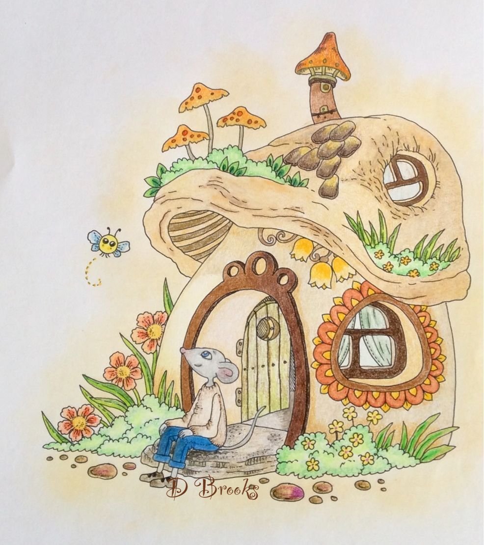 Сказочный домик рисунок