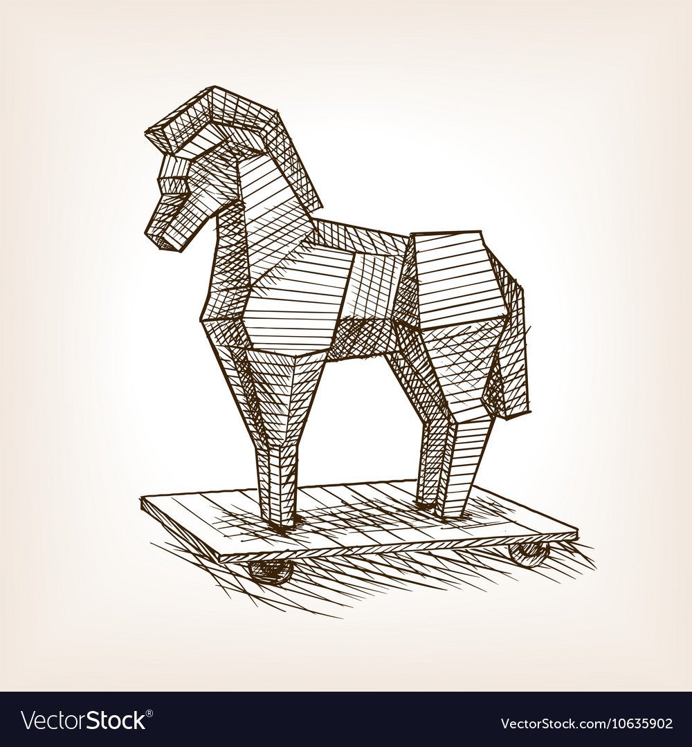 Троянский конь эскиз