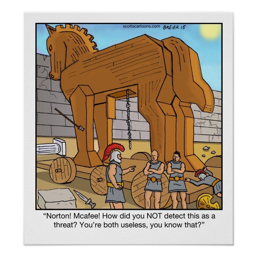 Шутки про троянского коня