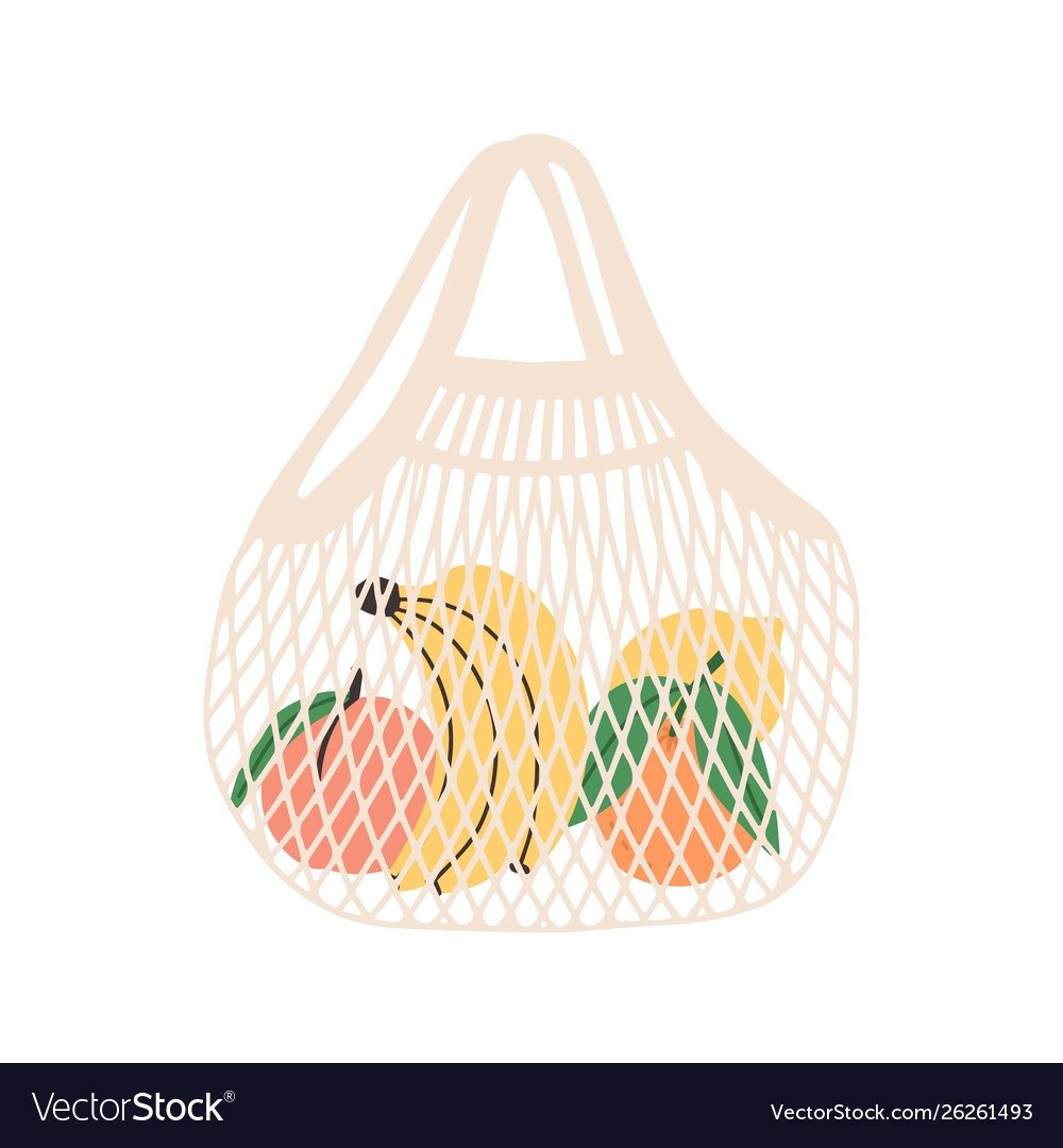 АВОСЬКА С продуктами вектор