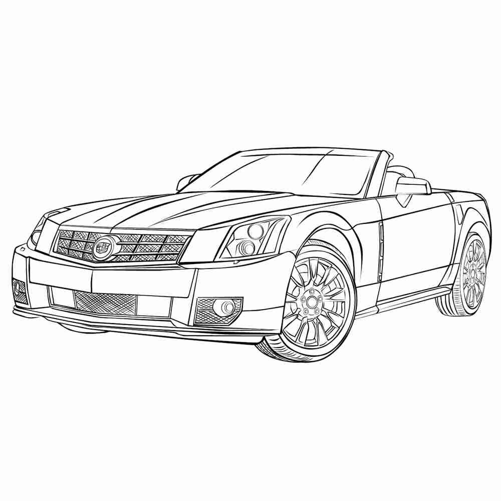 Раскраска машинки