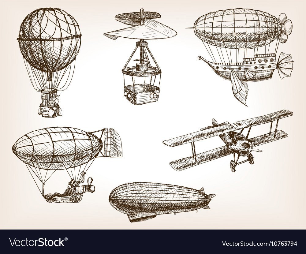 Летательный аппарат рисунок