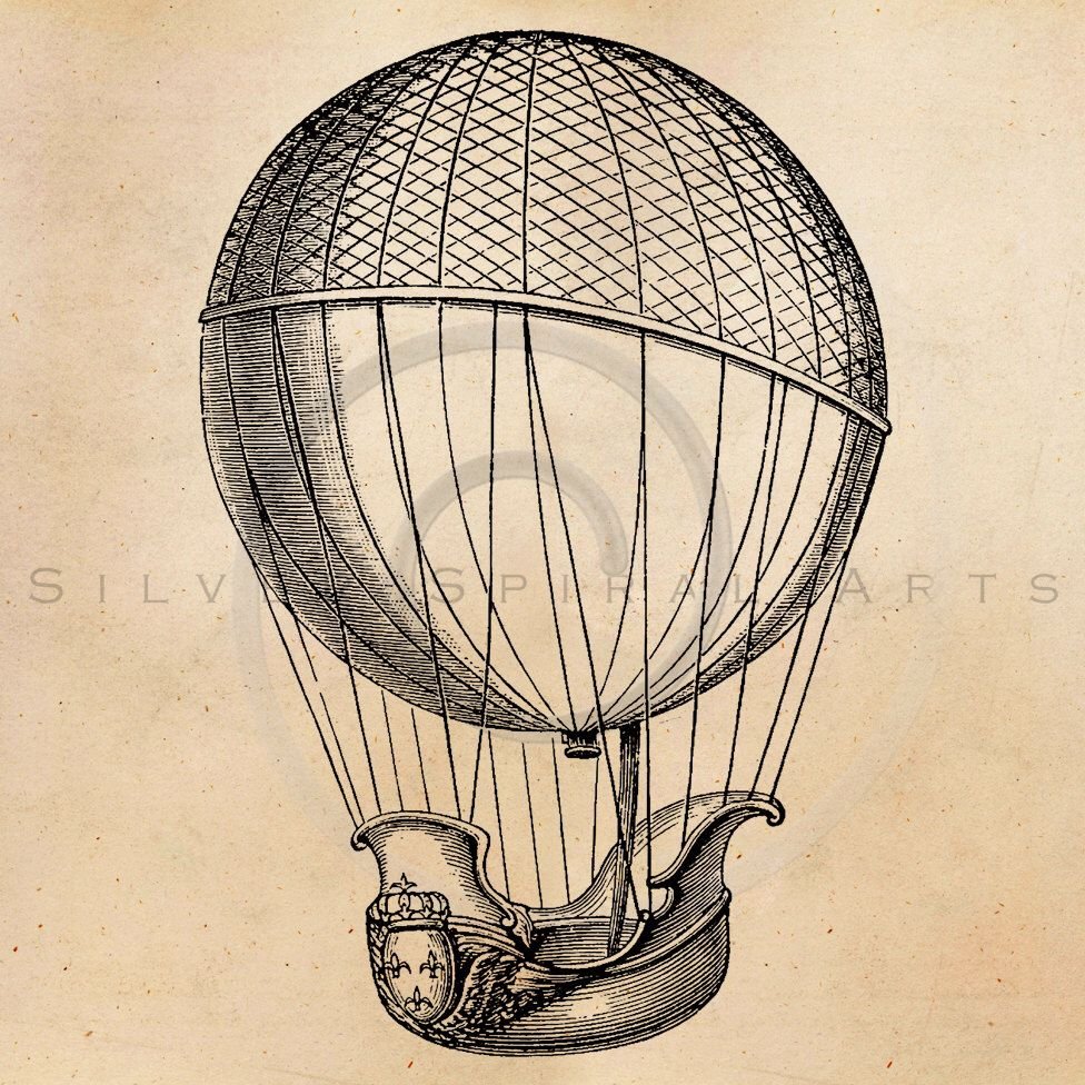 Винтажный воздушный шар