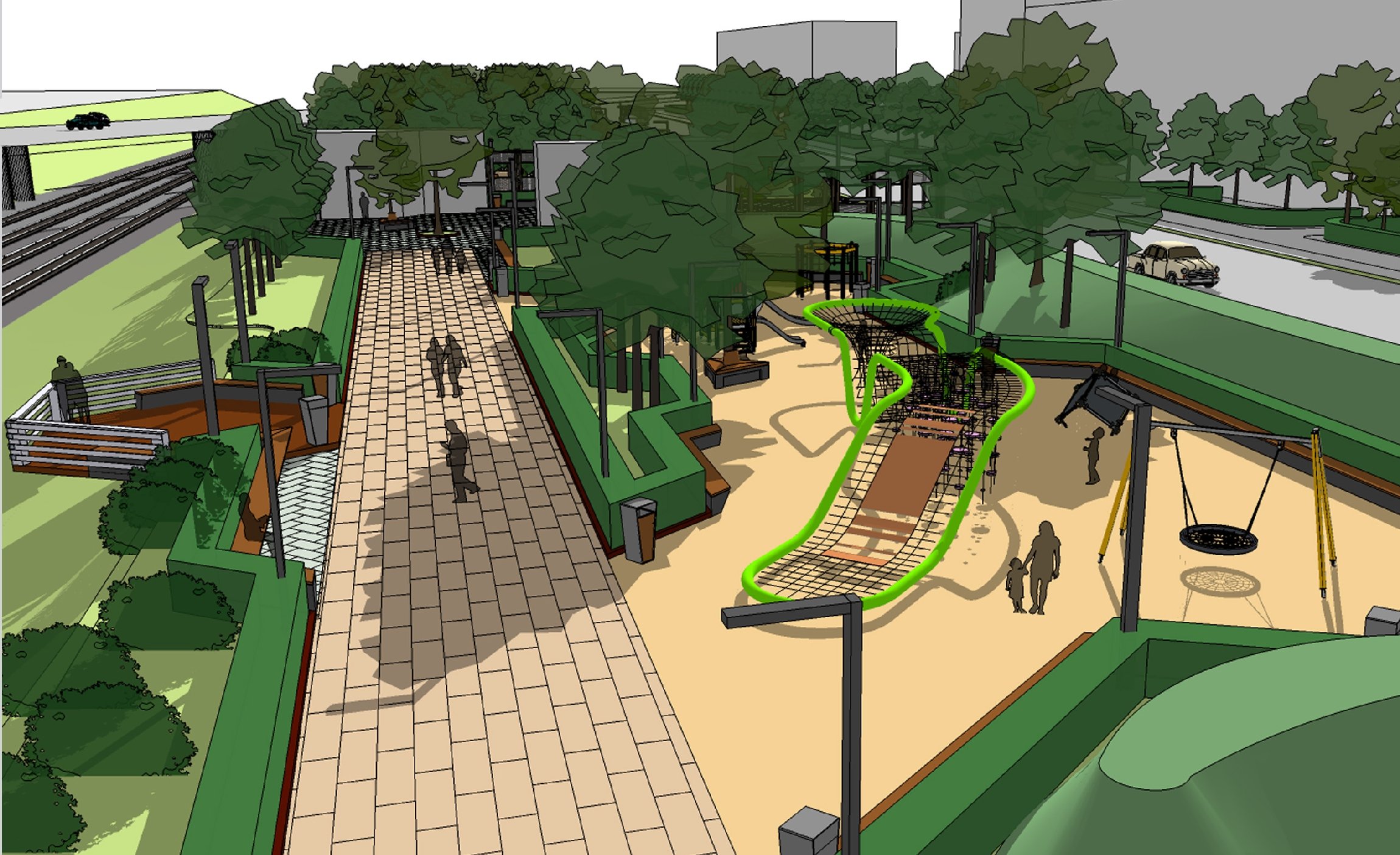 Дизайн проект парка 7 класс рисунок. Проект благоустройства. Проект благоустройства пешеходной зоны. Обустройство пешеходных зон. Парковая зона для детей.