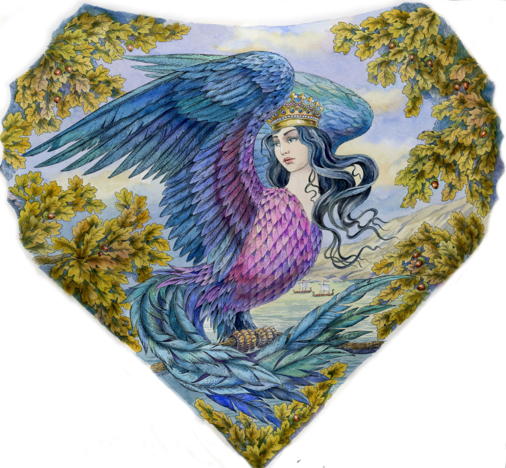 Птица Сирин и птица алконост