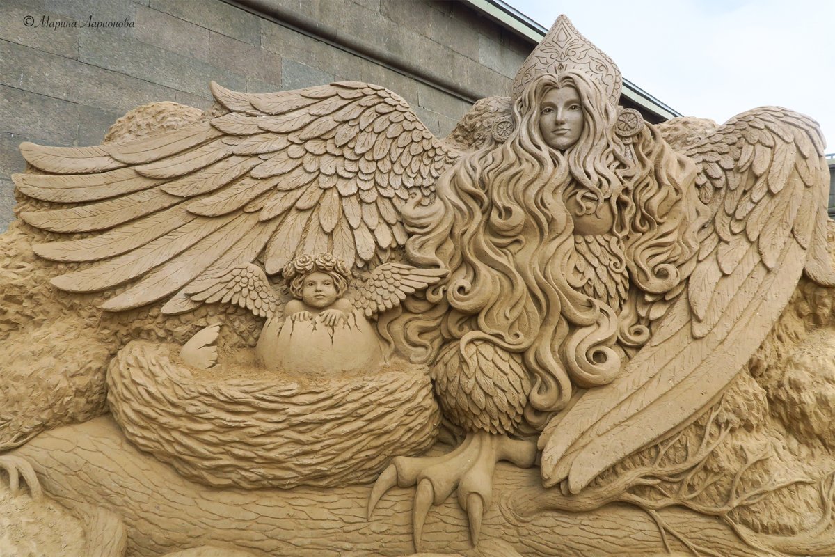 Лубок Райская птица алконост