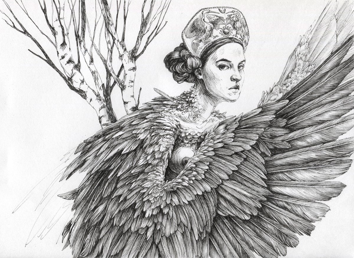 Птица Гамаюн в славянской мифологии