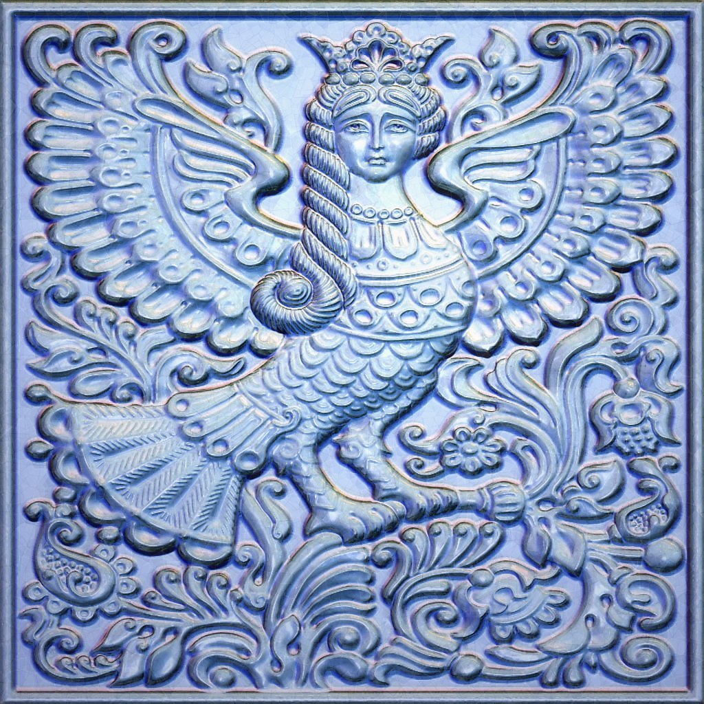 Гамаюн Славянская мифология узор