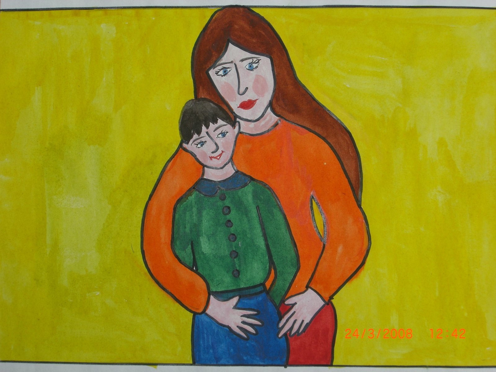 Портрет матери и ребенка 4 класс изо. Рисунок для мамы. Рисунок на тему мама. Детские рисунки мамы. Мама с ребенком рисунок.