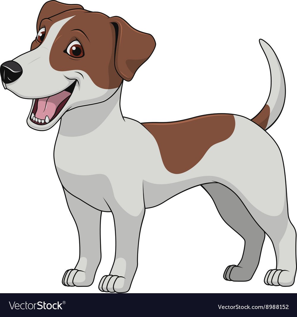 Шаблончик собачка Джек Рассел терьер