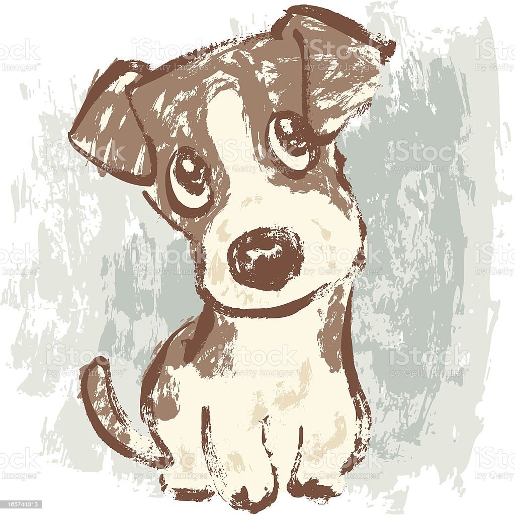 Джек Рассел терьер рисунок