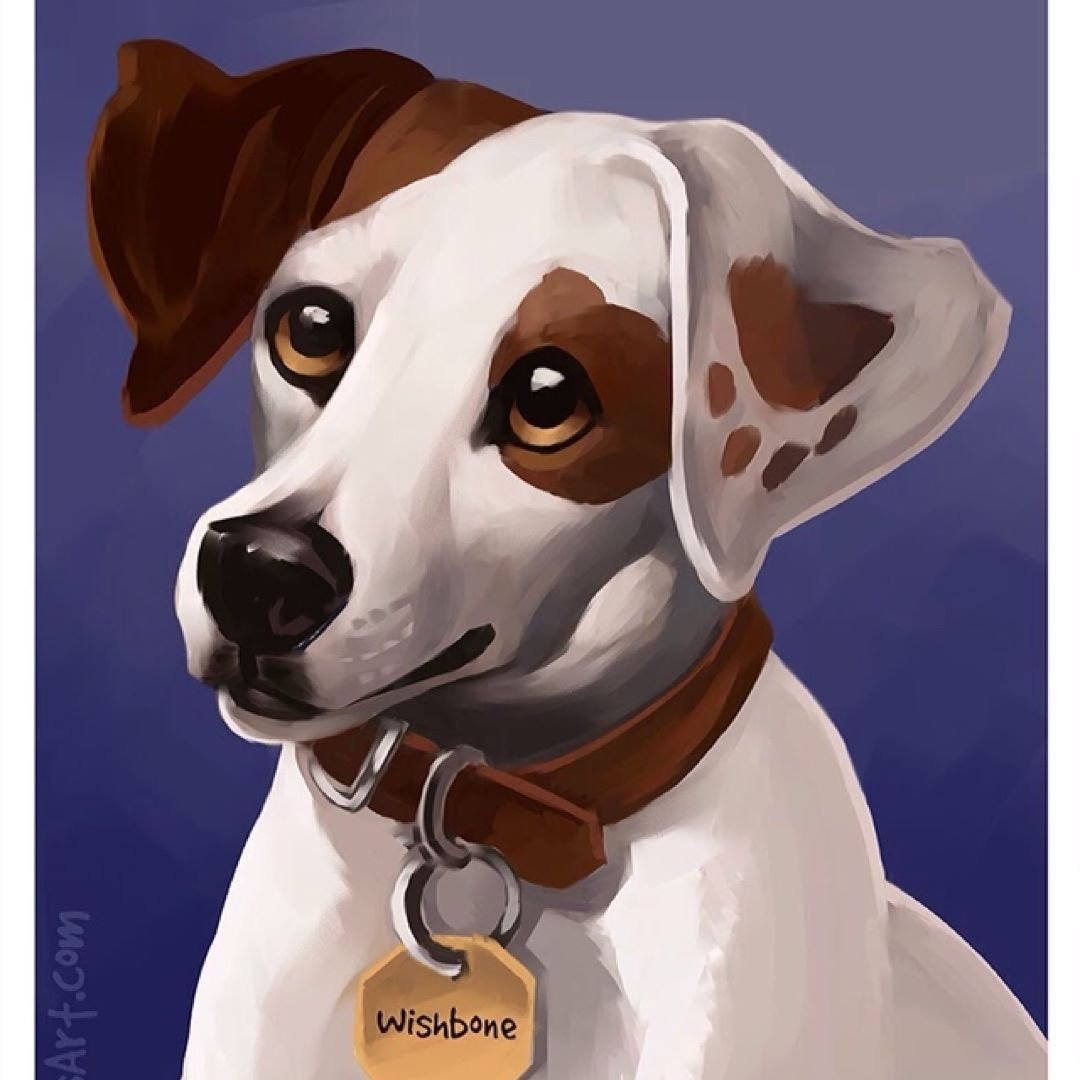 CARTOONIZEMYPET Джек Рассел терьер