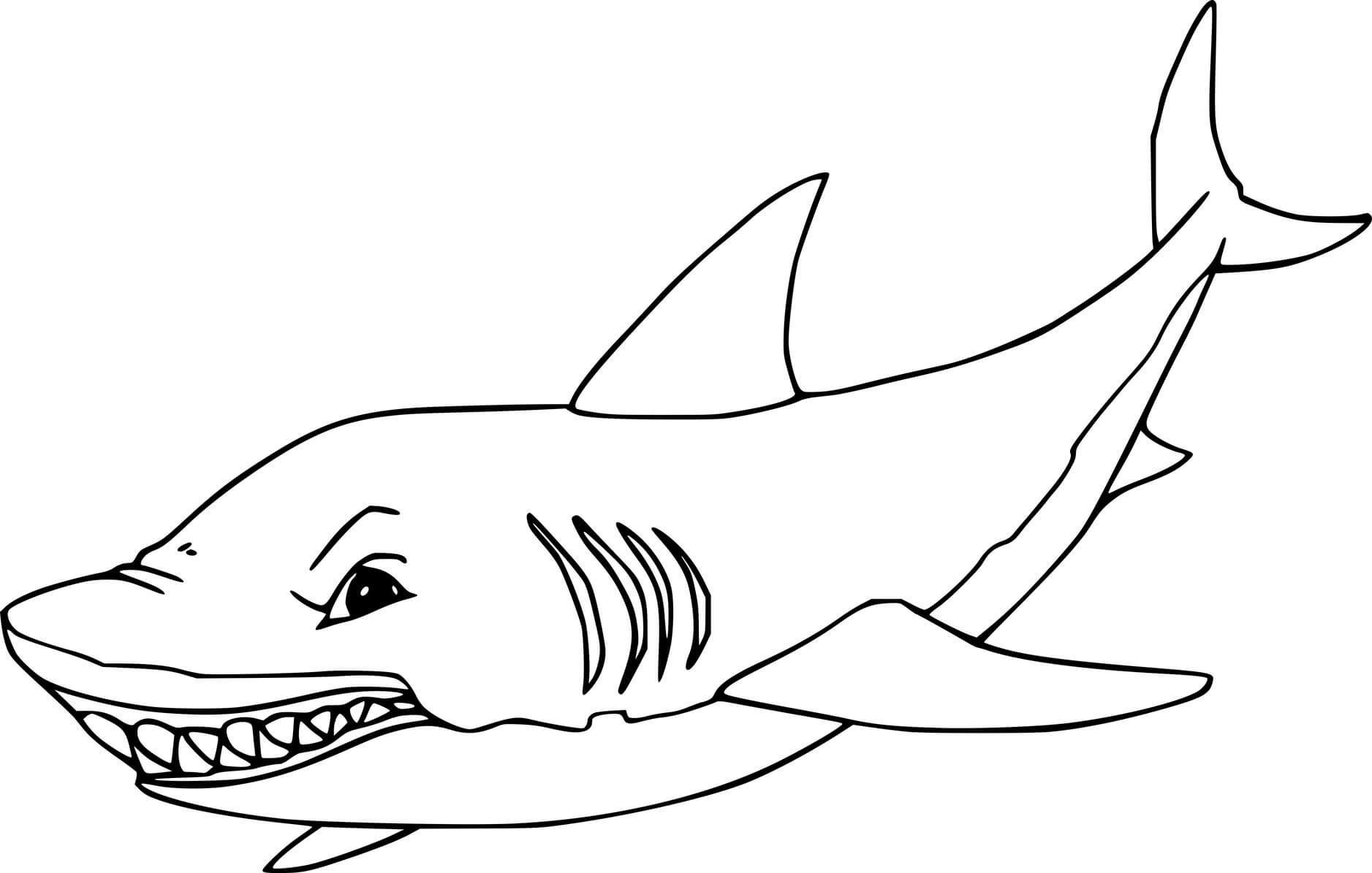 Megalodon Coloring Pages