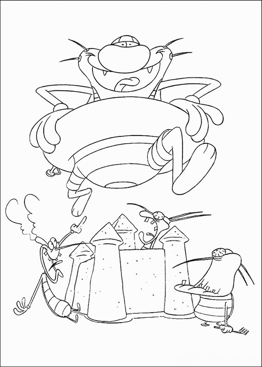 Таракан раскраска для детей