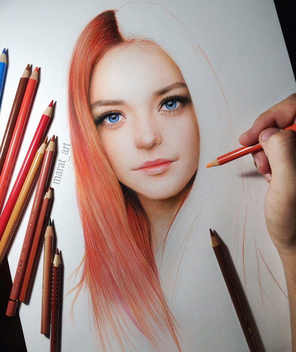 Интересные цветными карандашами. Портрет цветными карандашами. Портрет девушки цветными карандашами. Рисунки цветными карандашами. Рисование цветными карандашами портрет.