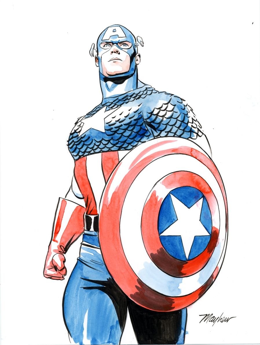 Капитан Америка профиль комикс