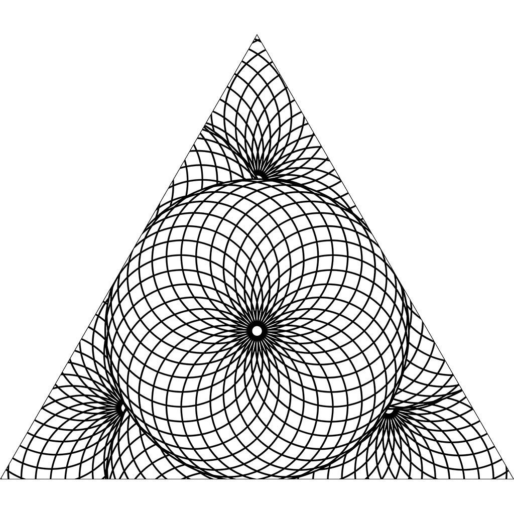 Геометрический рисунок треугольники