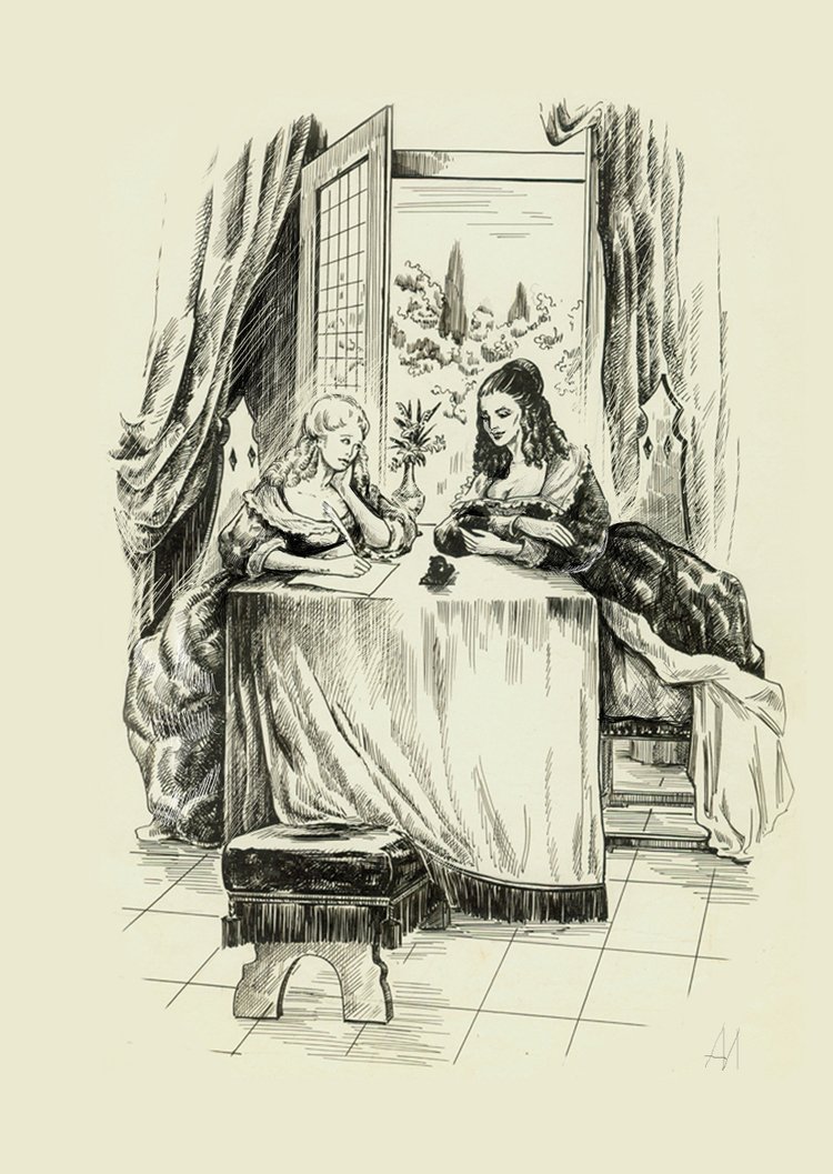 Густавино иллюстрации к виконту де Бражелон