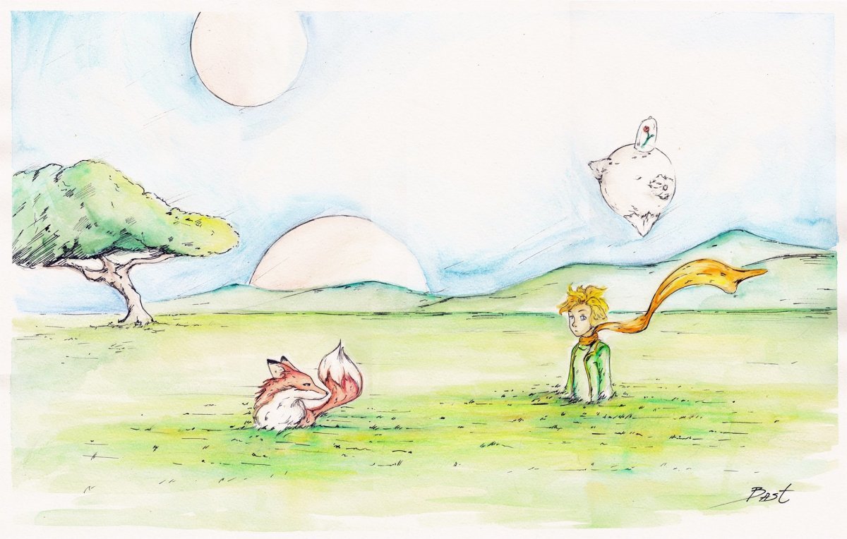 Антуан де сент-Экзюпери маленький принц Лис