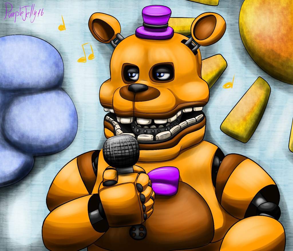 Разукрашки ФНАФ 4 Фредди