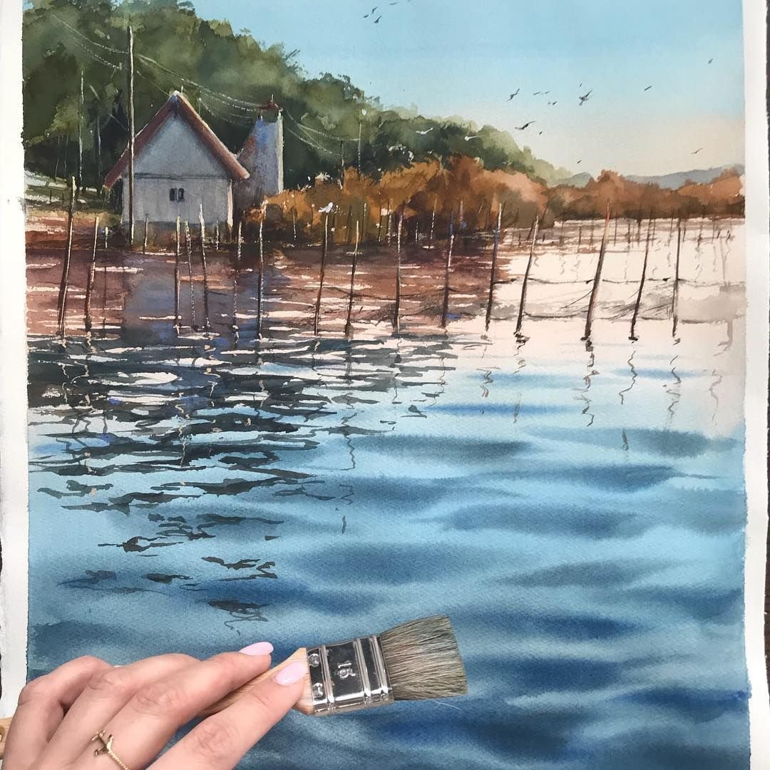 В море. Раскраска