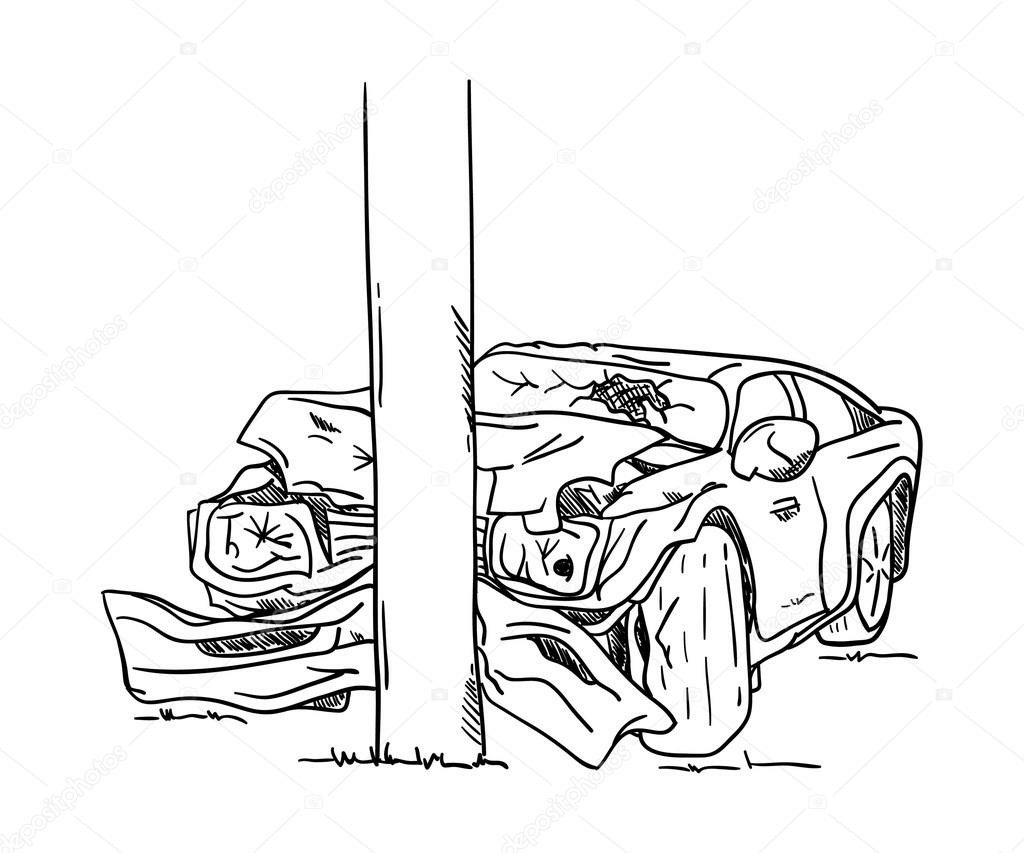 Нарисовать ДТП