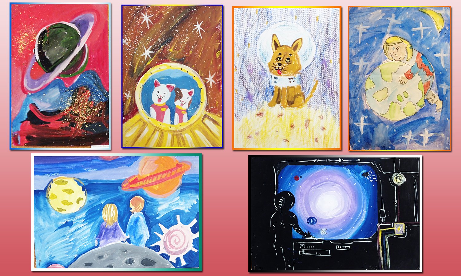 Выставка рисунков ко дню космонавтики название. Рисунок на тему космос. Детские рисунки на тему космос. Рисование для детей космос. Космос в детских рисунках.