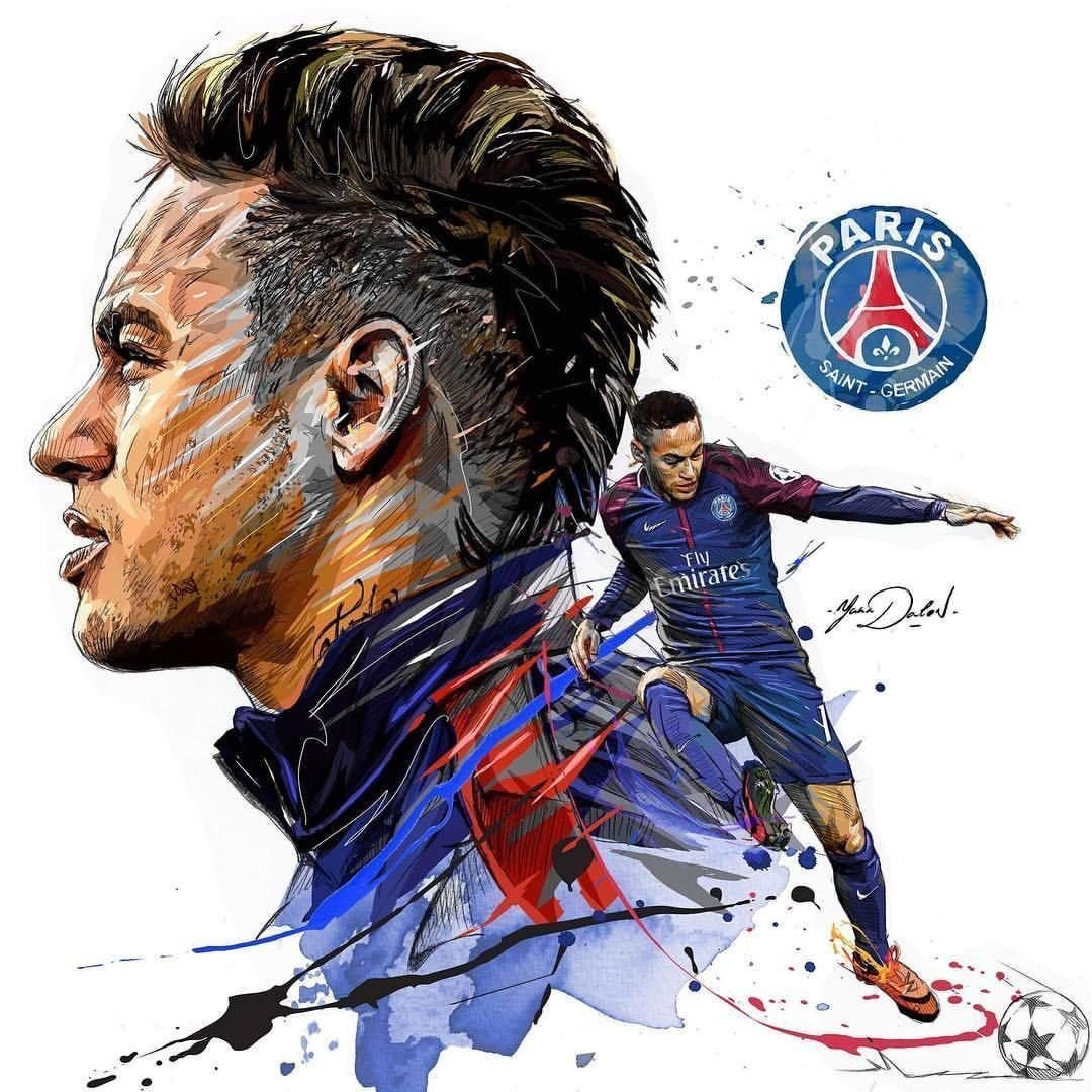 Арт футбол Неймар