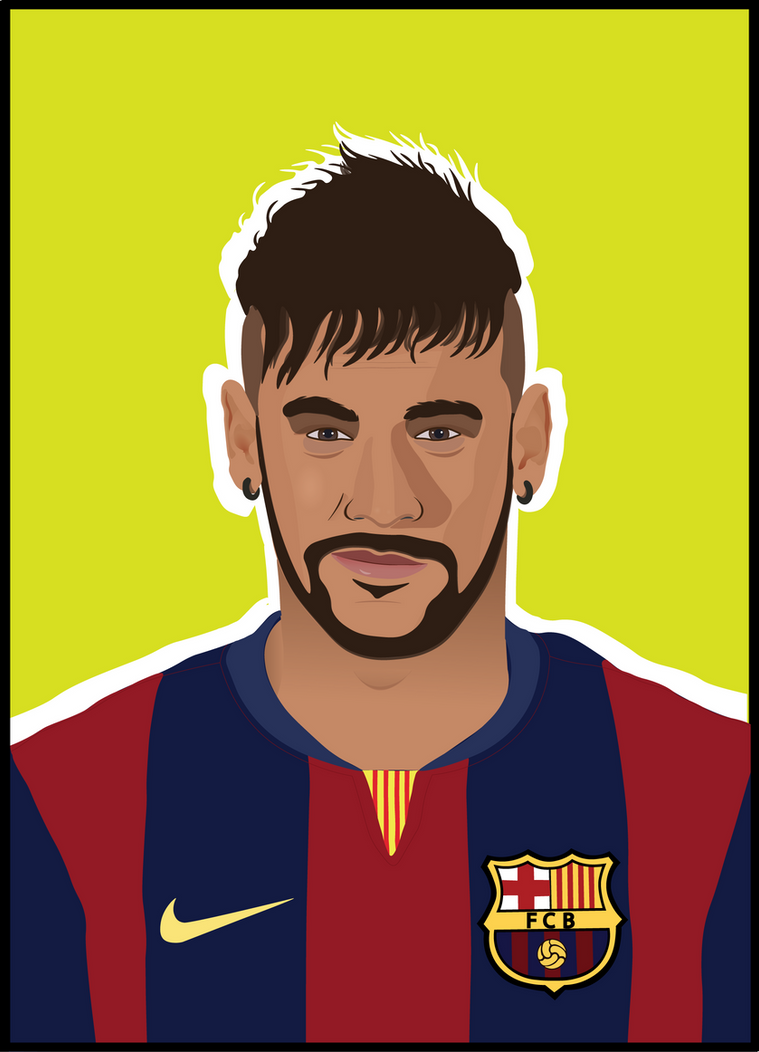 Как нарисовать Неймара в ПСЖ