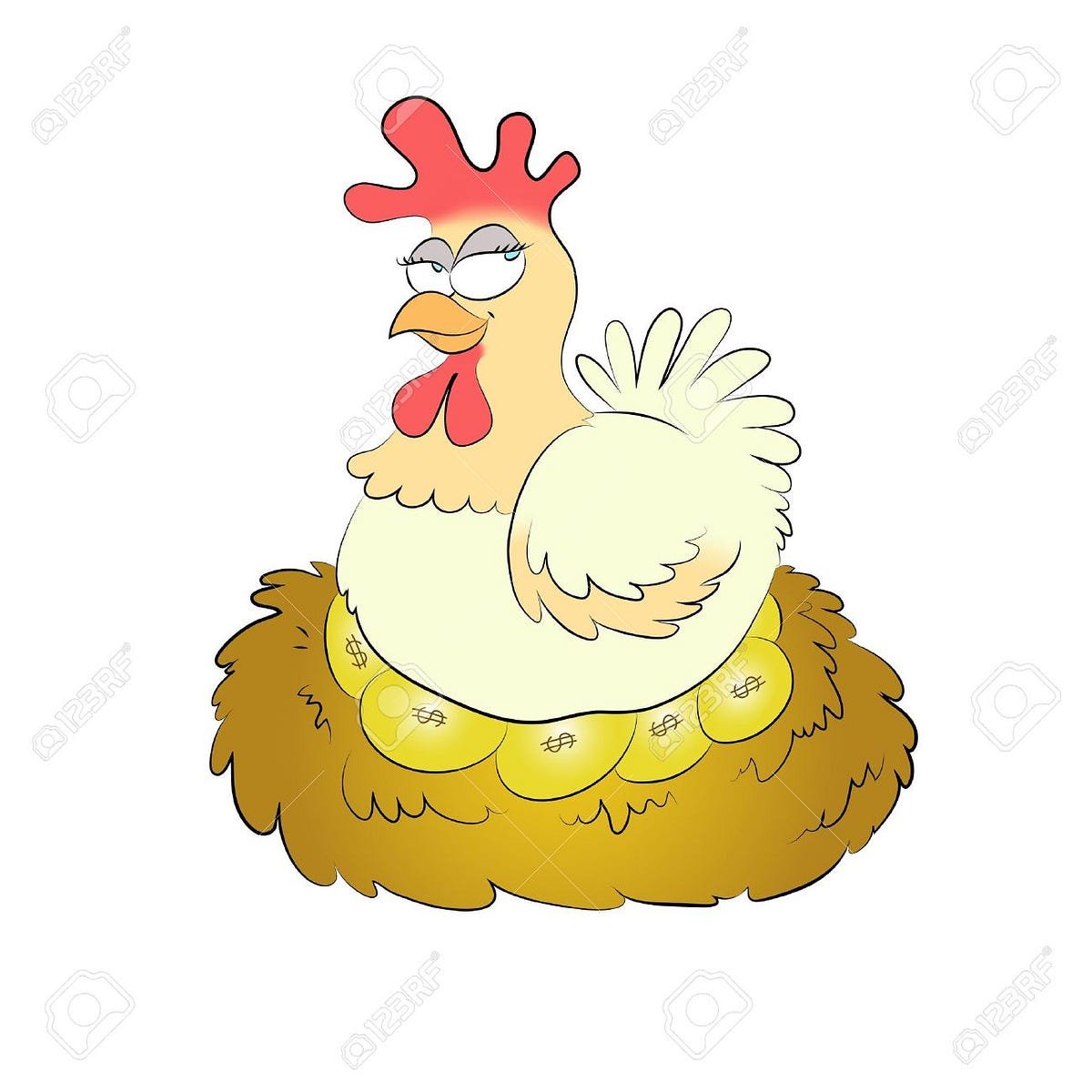 Сказки золотая курица. Курица-наседка. Курочка на гнезде для детей. Курица с золотыми яйцами. Мультяшная курица на гнезде.