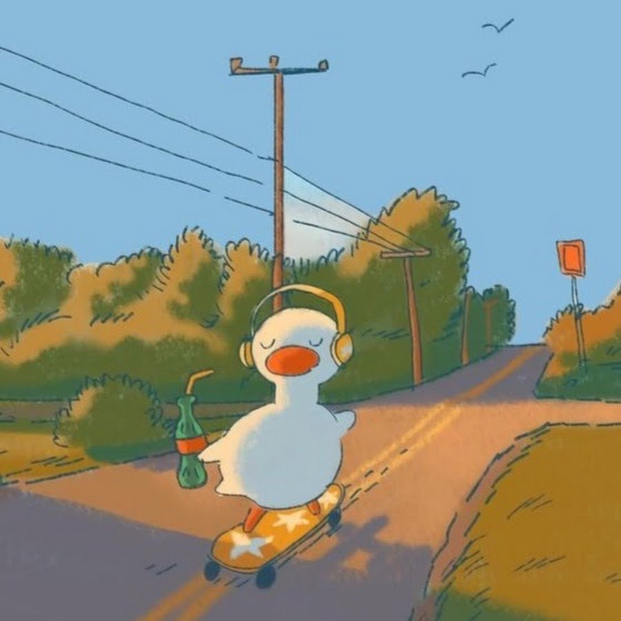 Кот ест пиццу рисунок