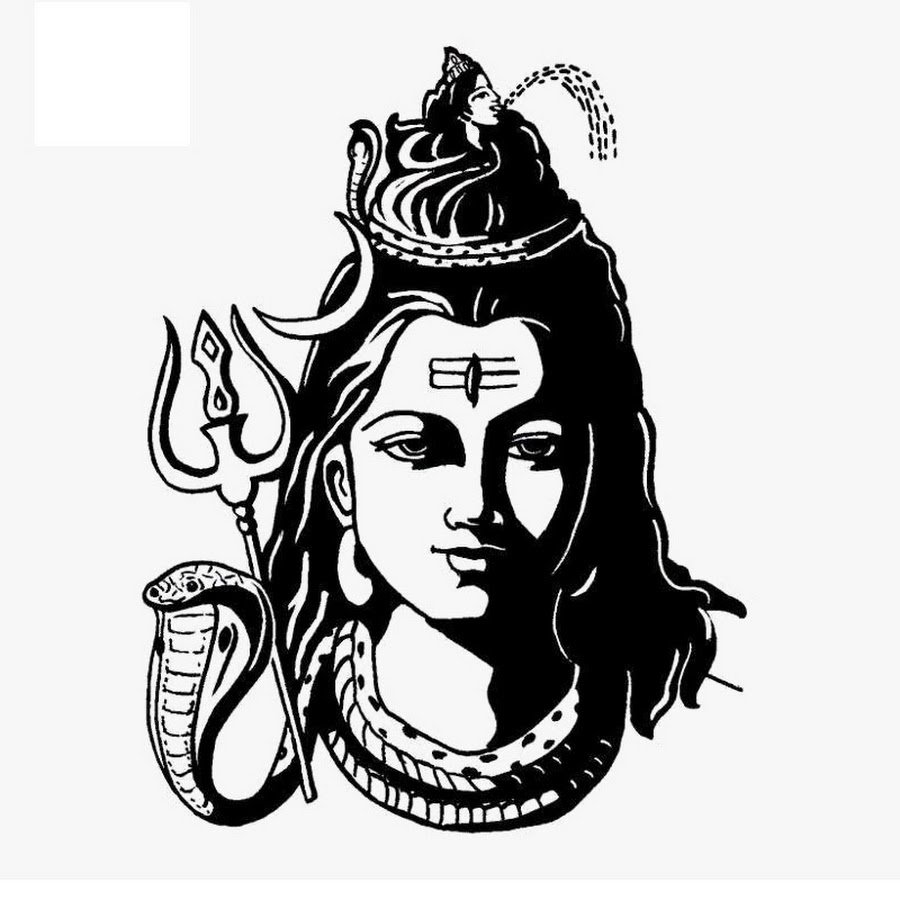 Бог Шива рисунок