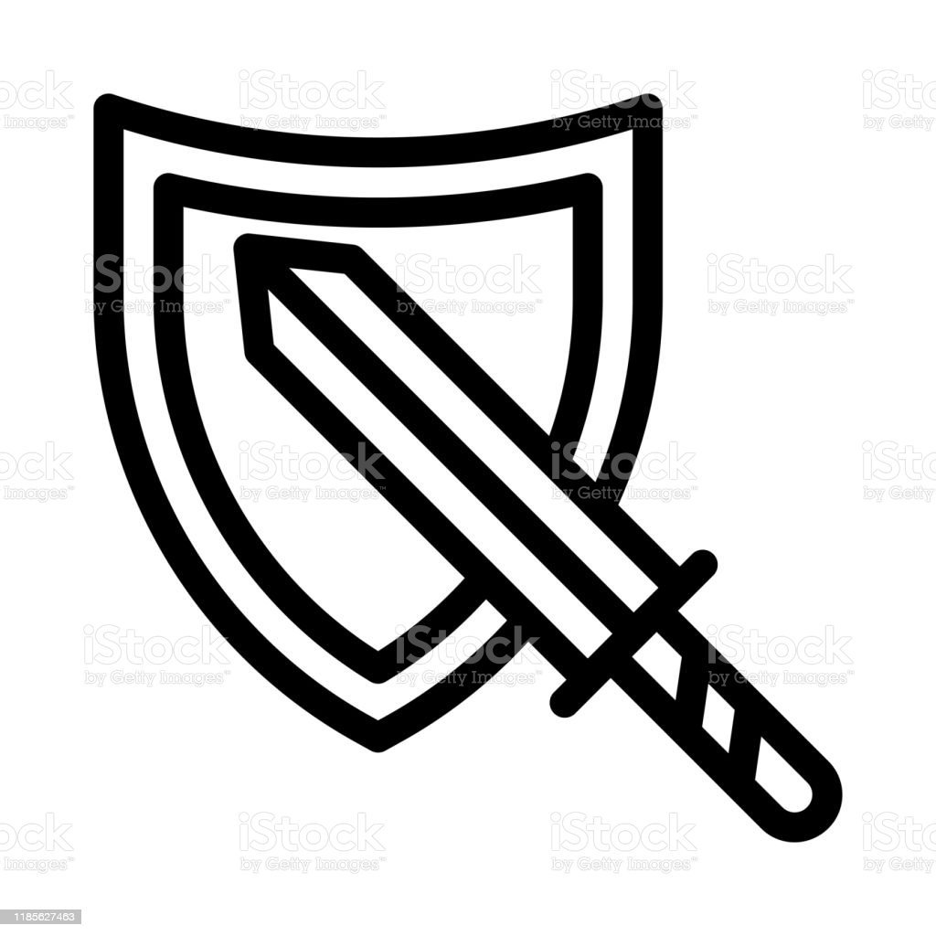 Наброски меча и щита