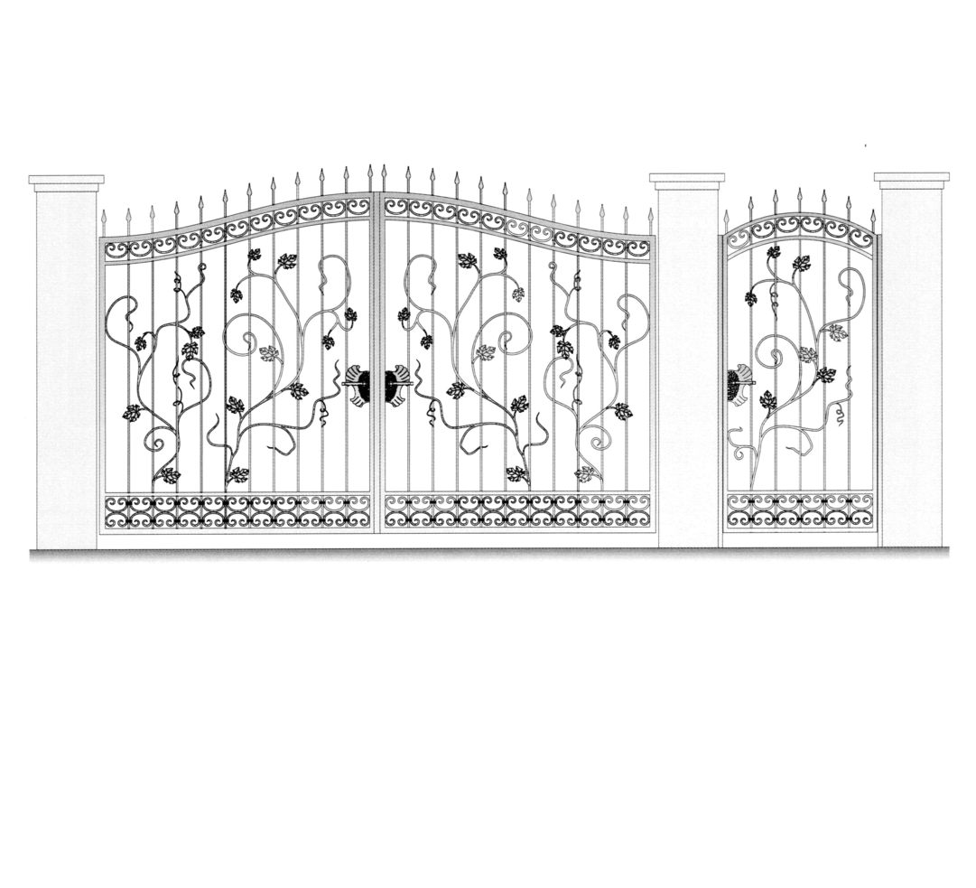 Эскизы кованых ворот