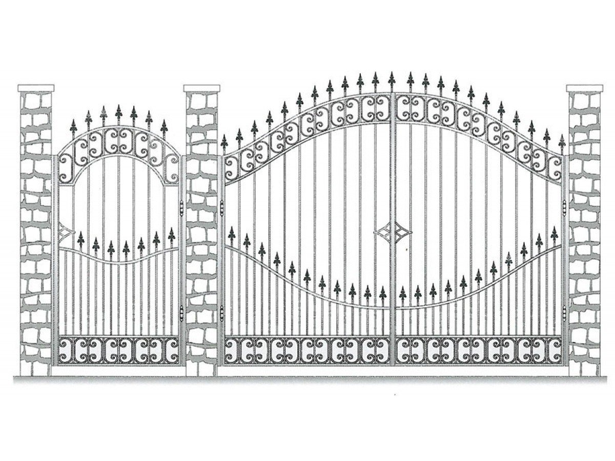 Узоры на забор