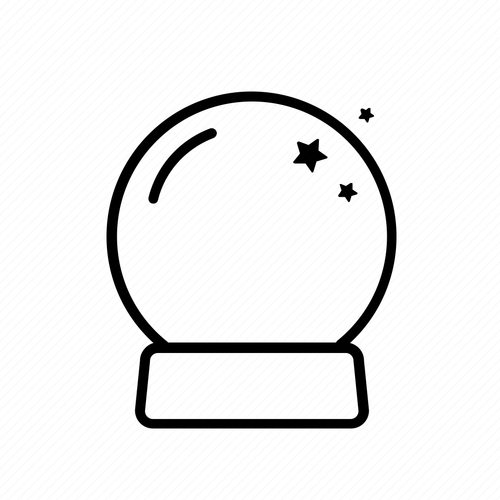 Стеклянный шар для раскрашивания