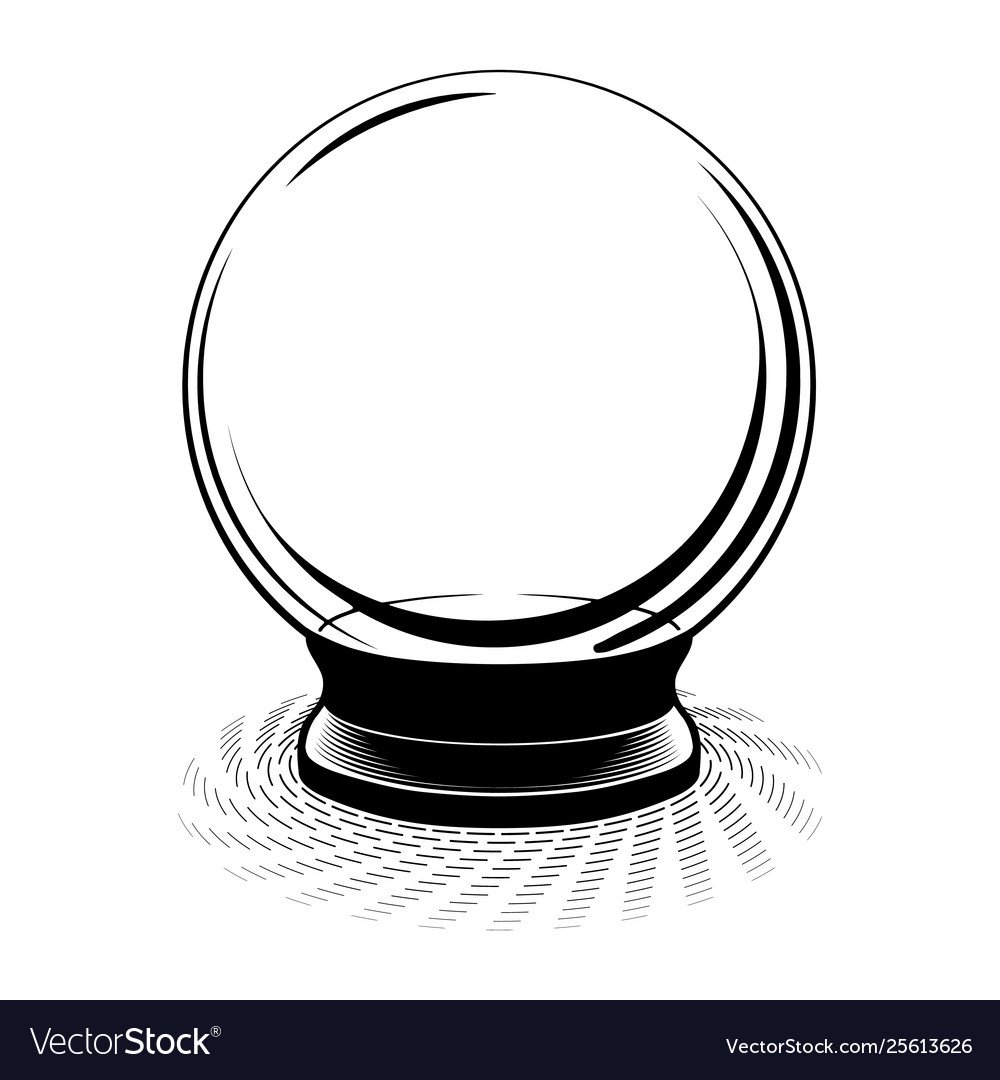 Магический шар раскраска