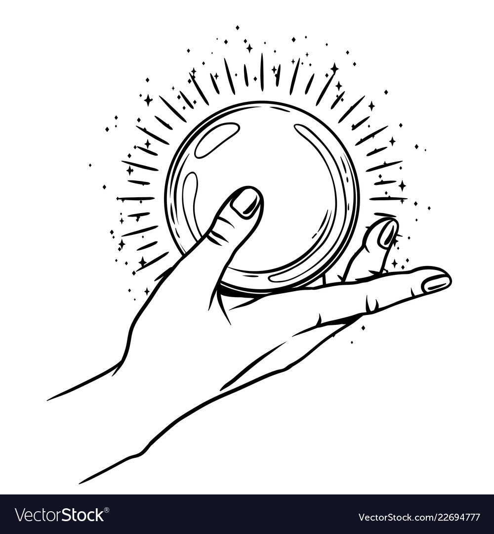 Магический шар в руках