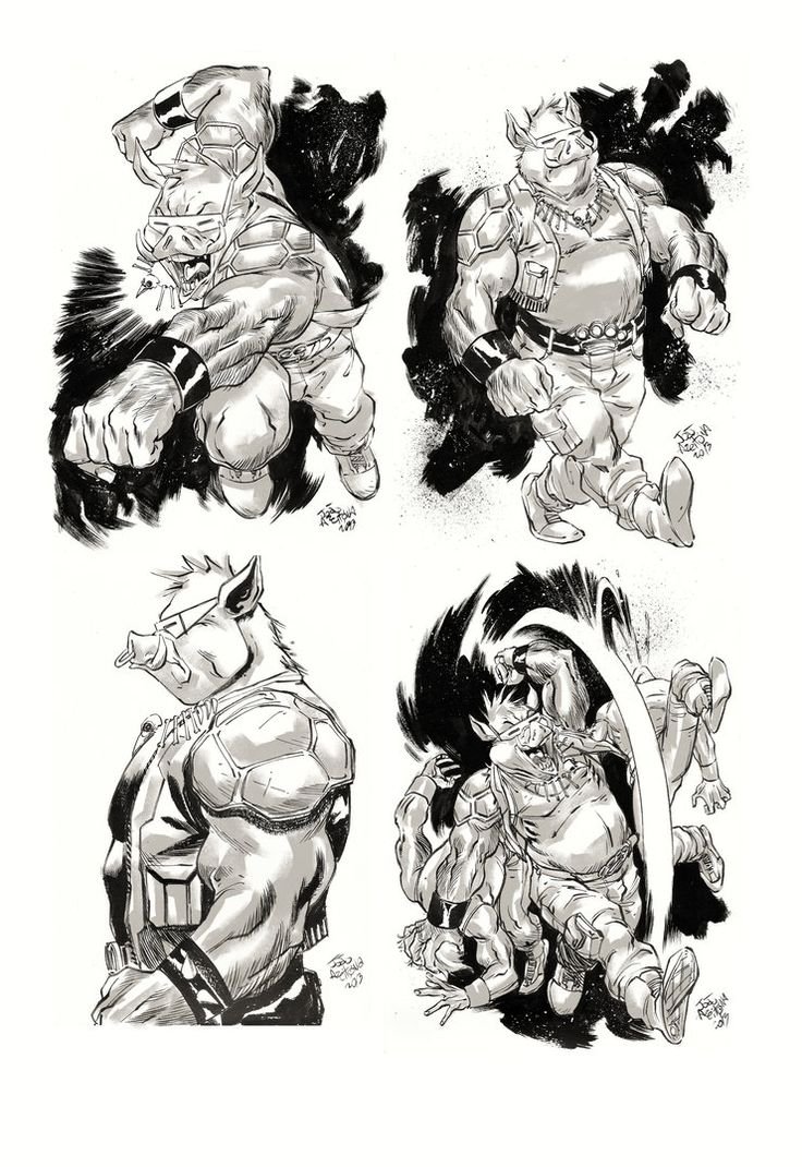 Бибоп и рокстеди model Sheet