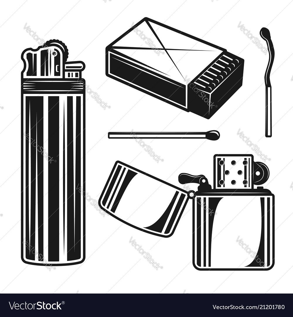 Раскраска зажигалка