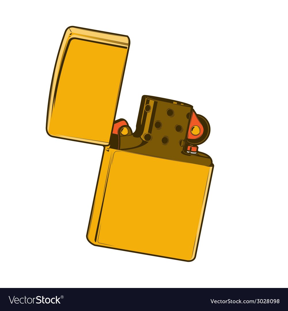 Зажигалка зиппо вектор