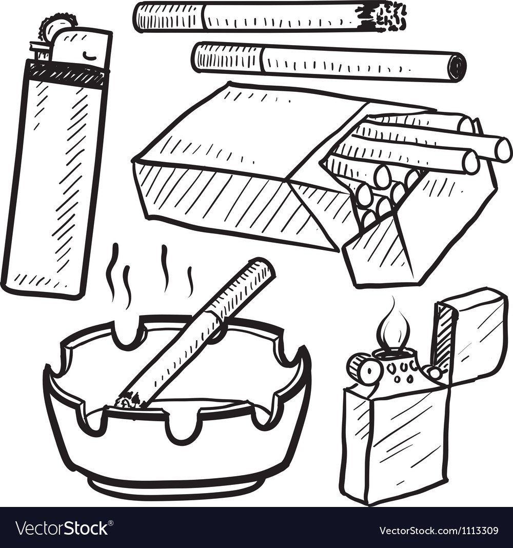 Сигарета скетч