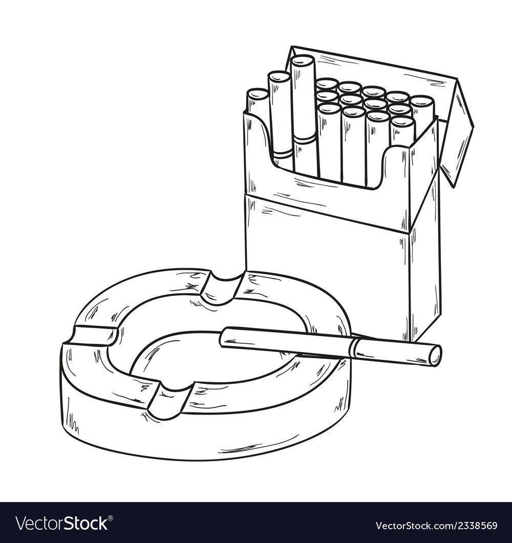 Нарисовать пепельницу