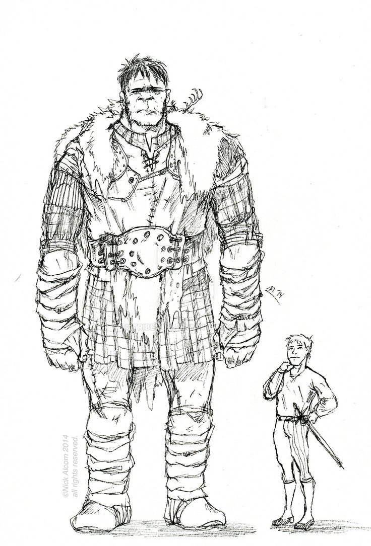 Людоед раскраска