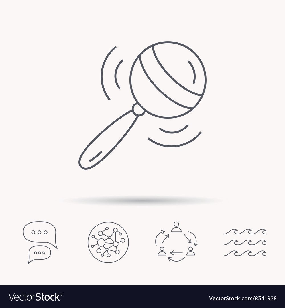 Раскраска погремушка для детей 2-3 лет