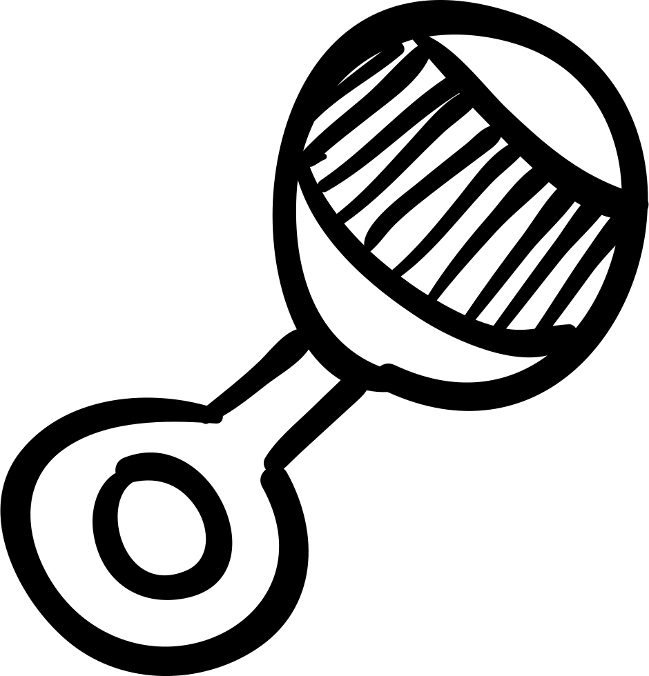 Погремушка раскраска для малышей