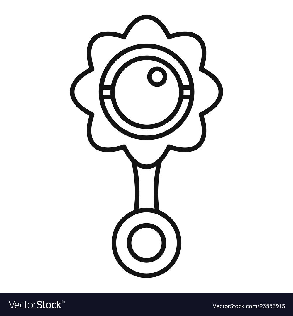 Погремушка раскраска для детей