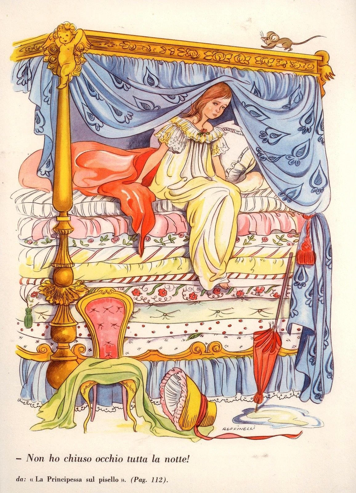 Ганс христиан Андерсен принцесса на горошине иллюстрации